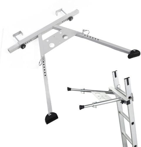 Fabater Leiterstabilisator, rutschfest, Verstellbare Breite 25 Bis 31 Zoll, Höhe 20 Bis 27 Zoll, 380 Pfund Tragfähigkeit, Dachleiter-Abstandshalter für Dachwand-Abstandshalter,