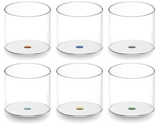 WD Lifestyle Bicchieri in Vetro Borosilicato 6 Pz
