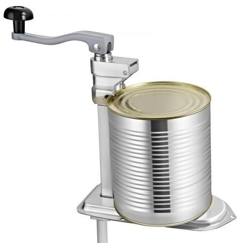 Manual Can Opener Hotel Commercial Tin Opener Countertop Rotary Bottle Opener, Up to 16”/42cm Tall, Adjustable Heavy Duty Bench Tin Opener for Kitchen