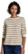 STREET ONE Damen A303183 Gestreifter Sweater, Safari Beige, 38 EU