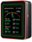FUANA 15-in-1 Smarts Air Quality Monitor Real-Time Tester HCHO PM AQI Temperature Humidity Detector for Home Office with App Integration Portable Battery(black)