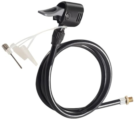 Jubilofex Luftpumpenschlauch, Ersatzschlauch für Inflator, universeller hitzebeständiger Aufblasschlauch, Frostschutz – Luftpumpen-Zubehör, 80 cm / 1