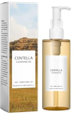 Centella Reinigungsöl, natürliche Centella-Inhaltsstoffe, beruhigende Haut, sanfte Reinigung, effektive Entfernung von Make-up, für alle Hauttypen geeignet
