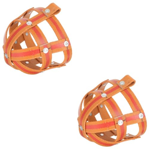 HAPINARY 2 Stück Bissschutz Maulkorb Für Schweine, Tragbarer Maulkorb, Schweinezubehör, Nutztierzubehör, Landwirtschaftliche Bedarfsartikel Für Schweine, Bulldoggen Maulkorb, Kurze