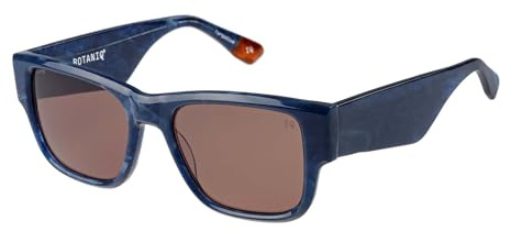 Botaniq Rechteckig Azetat Brille in Blau für Damen, optional mit Sehstärke (Modell BIS-7074-105)
