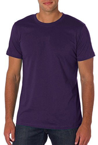 Bella+Canvas: Unisex Jersey Crewneck T-shirt 3001, Größe:L;Farbe:Team Purple