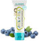 Jack N’Jill Dentifrice Naturel pour Enfants, Dentifrice Sans Fluorure, Aide à apaiser les gencives, Dentifrice pour bébé, tout-petit et enfants 6 mois plus saveur blueberry 1 x 50g