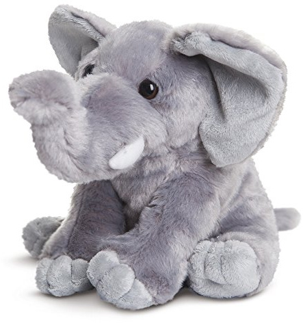 Aurora, 19266, Destination Nation Elephant, 10In, Soft Toy, Grey