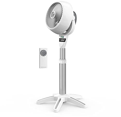 OVIFM Vornado 6803DC Energy Smart Medium Pedestal Air Circulator Fan with Variable Speed Control