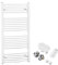 Buderus Badheizkörper Set Logatrend Curve gebogen Mittenanschluss Komplettset (1820 x 595 mm gebogen)