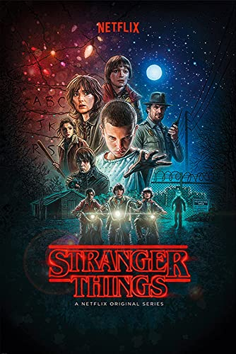Stranger Things Poster Winona Ryder (61cm x 91,5cm) + 2 St. transparente Posterleisten mit Aufhängung