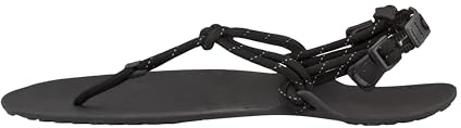 Xero Shoes Genesis Sandalen für Herren – Leichte Herrenschuhe, faltbare Sandalen, reisefreundlich – Schwarz, Größe 47 EU