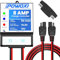 POWOXI Solar Panels Charge Controller, 8A Battery Regulator for 12V Solar Battery Charger, Solar Battery Maintainer and 12 Volt Batteries Power Kit Safe Protection