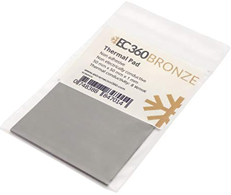 EC360® Bronze 8W/mK Wärmeleitpad (50 x 50 x 1,0 mm)