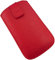 Handyschale 24 Slim Case für GIgaset GL390 Handytasche Rot Schutzhülle Tasche Cover Etui mit Klettverschluss