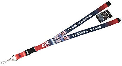 PSG UFC McGregor Fight Night Schlüsselband, Schwarz, Größe S (PSGLS0466276)