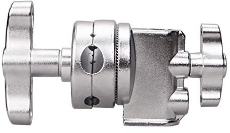C Stand Grip Head Heavy Duty Multi Functional Swivel Head Holder Mounting Adapter for Light Stand, Extension Boom Arm and Other Photographic Equipment