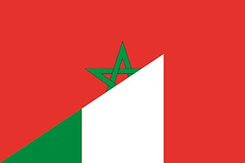 U24 Drapeau du Maroc de l'Italie 60 x 90 cm