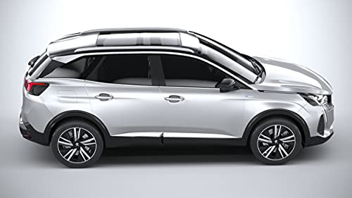 Luxyline Baguette chromée de Contour inférieur des vitres Peugeot 3008 II Phase 2 (20-23)