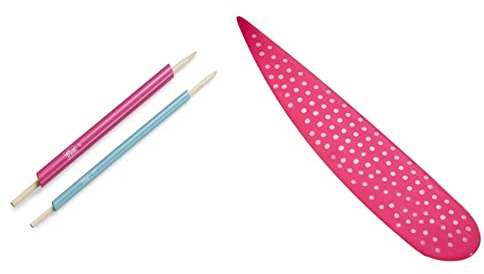 Prym Wendeset, Stoff, Einheitsgröße & 610193 pink Love Ecken-und Kantenformer, Kunststoff, One Size