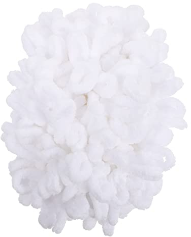 Ciieeo 1 Rolle Werkzeugloses Handstricken Weißes Grobes Garn Kinderdecke Handstrickdecken Strickdecke Wolldecken Bunte Wolle Polyester Handstrickgarn Frühling Und Sommer Kind