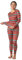 LAPASA Conjunto Ropa Termica Mujer Set Interior Camiseta Manga Larga Malla Termico Deportiva Invierno Frio Extremo Deporte Esqui Montaña Thermoflux 100 L17 M Navideño Rojo
