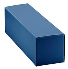 Caja de vinos extendida de cartón para botellas de vino - Portabotellas - Caja - Ginkgo Box, turquesa, 1 Bottiglia, Funda