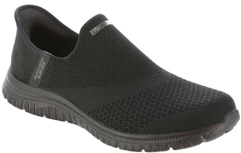 Skechers Virtue Sleek, Zapatillas Mujer, Black, 39.5 EU