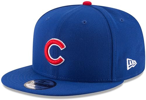 Chicago Cubs Adult Snapback Flat Brim - BLUE