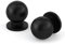 goldenwarm 5 Pack Black Cupboard & Drawer Knobs, Small Round Black Kitchen Cabinet Knobs
