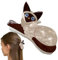 Lindas pinzas para el pelo con forma de gato, pinzas para el pelo para mujer, pinza corta y larga, bonita pinza para el pelo de mujer, pinza de pelo para mujeres y niñas (3 diseños) (3 diseños) (3 x 2