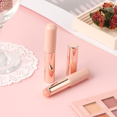 Set di 2 pennelli per labbra in silicone – Multi uso riutilizzabile maschera applicatore testa morbida rotonda portatile correttore per rossetto labbro balm gloss Tint & maschera
