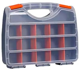 Teilebox Kunststoffbox Fachbox Teile Schrauben Klassifizierung Aufbewahrung Werkzeugbox Mehrfächer-Zubehörbox(15 grids)