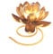 Kandelaber, kreativer Lotus-Kerzenhalter, Eisen, dekorative Ornamente, exquisiter Desktop-Blumen-Kerzenhalter, Kerzenständer (B) Prosperous