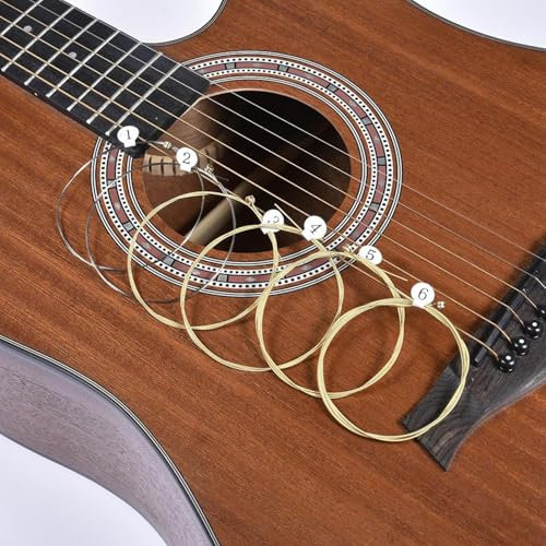 6 corde per chitarra da concerto, corde per chitarra acustica, ricambio per parti di chitarra, strumenti musicali per chitarra acustica, corde per chitarra classica