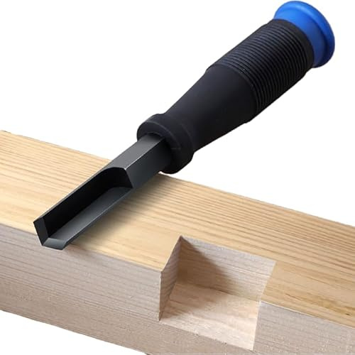 Culnflun Wood Chisel, 90° Precision Cut Handhold Corner Chisel Squaring Tool Right Angle Ruitool for Woodworking Cutting Square Dowels Wood Carvings Frames