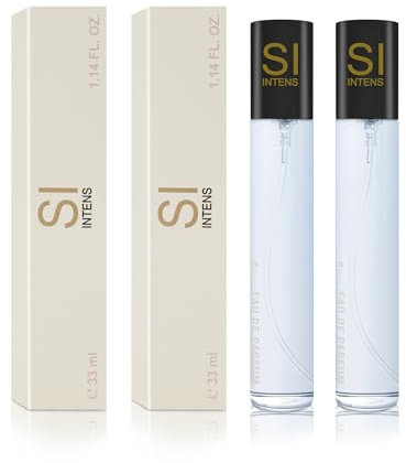 NAINA Damenparfüm Set SI Intens 2x 33ml – Inspirierte Parfüm Damen – Parfümfläschchen Spray, Flakon Eau de Parfum – Einzigartiger Duft und Dufterlebnisse - Damendüfte Satz mit zwei 33ml