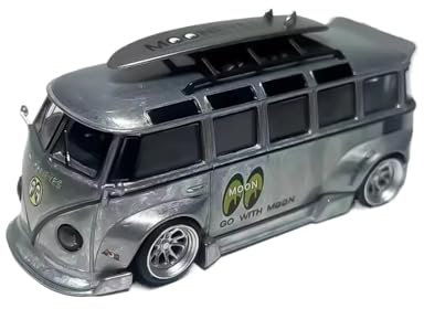 XGFFBAGB 1/64 Für T1 Bus RWB Modellauto(Gray C,No Box)