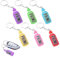 Wanmu 6Pcs Bottle Keychains for Car Keys, Cute Cartoon Keyrings with Can Decorations for Women Men, Sports Drink Key Chains Kids Gift Creative Tag for Backpack