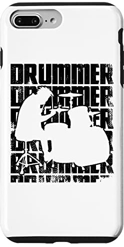 Custodia per iPhone 7 Plus/8 Plus Batteria Drummer Drum Set