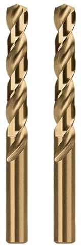 Misuyue 9.5mm/0.374 M35 Cobalt Drill Bits, 2pcs Metal HSS Twist Drilling Bit, Carbide Drill Bits suitable for Stainless Copper Plastic Hard Materials, Wood Drill Bit