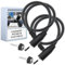 Candado patinete electrico doble seguridad 2 uds cable de Acero resistente 60 cm cierre avanzado con llave seguro fuerte practico facil guardar negro