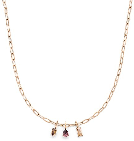 s.Oliver Damen Schmuck – Halsketten aus Edelstahl mit funkelnden Steinanhängern in verschiedenen Farben – Elegant & Zeitlos schön – Perfekte Geschenkidee