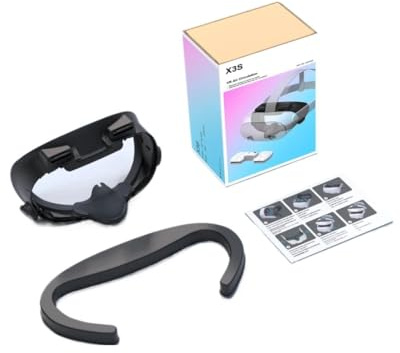 Compatible For Meta Quest 3S Face Mask Cover With Cooling Fan, Facial Interface & Cushion Pad For VR Headset(Without fan)