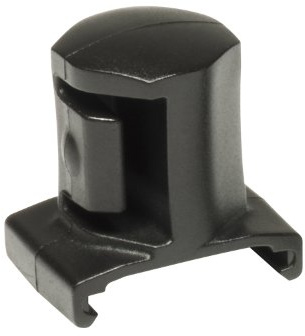 ERNST 8443-Black 3/4-Inch Dura Pro Twist Lock Socket Clips, 5-Pack, Black