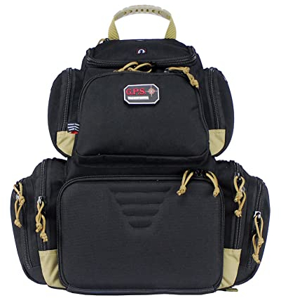 G.P.S. G. Outdoor Products GPS-1711BPBT Handgunner Rucksack, Schwarz/Hellbraun