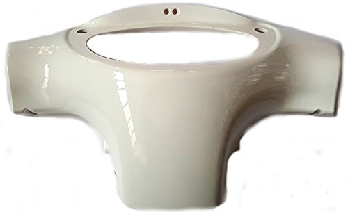 one by Camamoto cod. 77390151F carena copri manubrio copri sterzo Cruscotto Posteriore compatibile con aprilia scarabeo/scarabeo street restyling 50 / 100cc anno 2001-2012 | orig. Aprilia 85175900