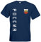 Russland Russia T-Shirt Trikot Basic EM-2021 Navyblau M