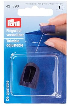 Prym_431790-1 Thimble Adjustable Blue