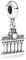 PANDORA Brandenburg Gate Silver Dangle